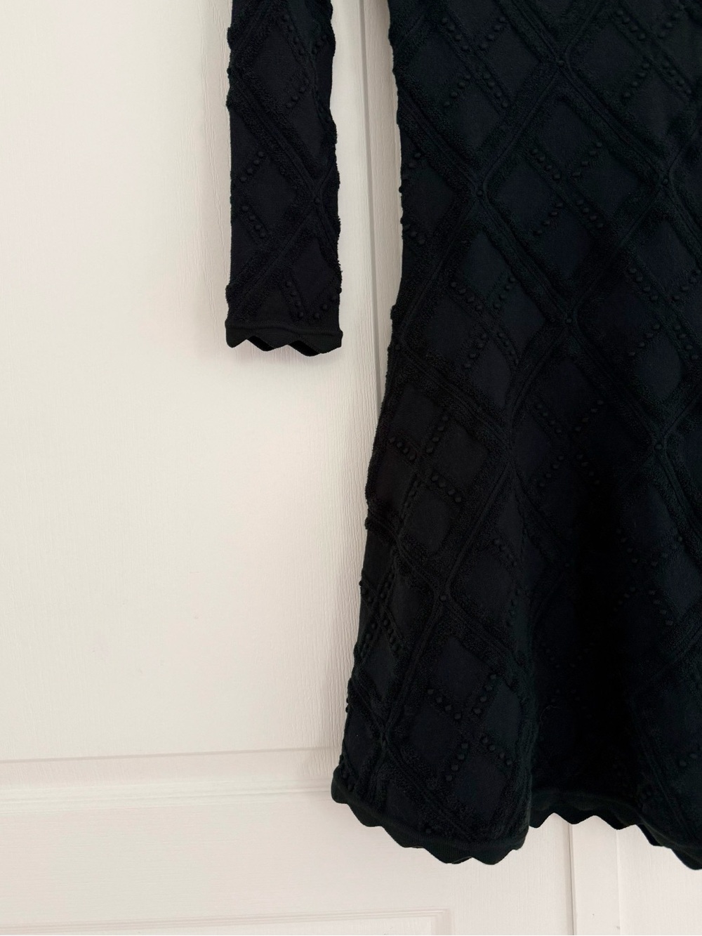 NWT Burberry Aran Wool Long-Sleeve Knitted Dress Size XS - Picture 13 of 15